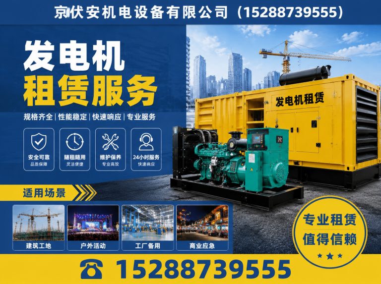 金昌发电车租赁展示图