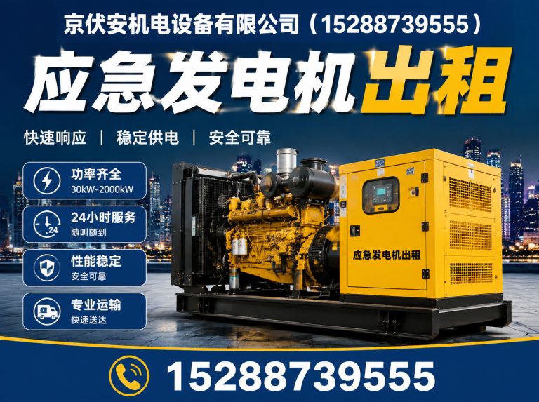 金昌发电车出租展示图